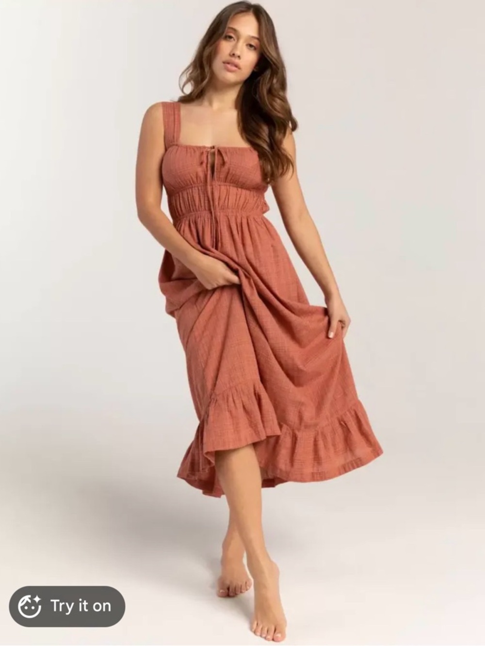 Roxy Women’s Paradise Winds Maxi Dress L